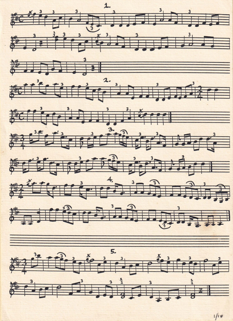 Sheet music