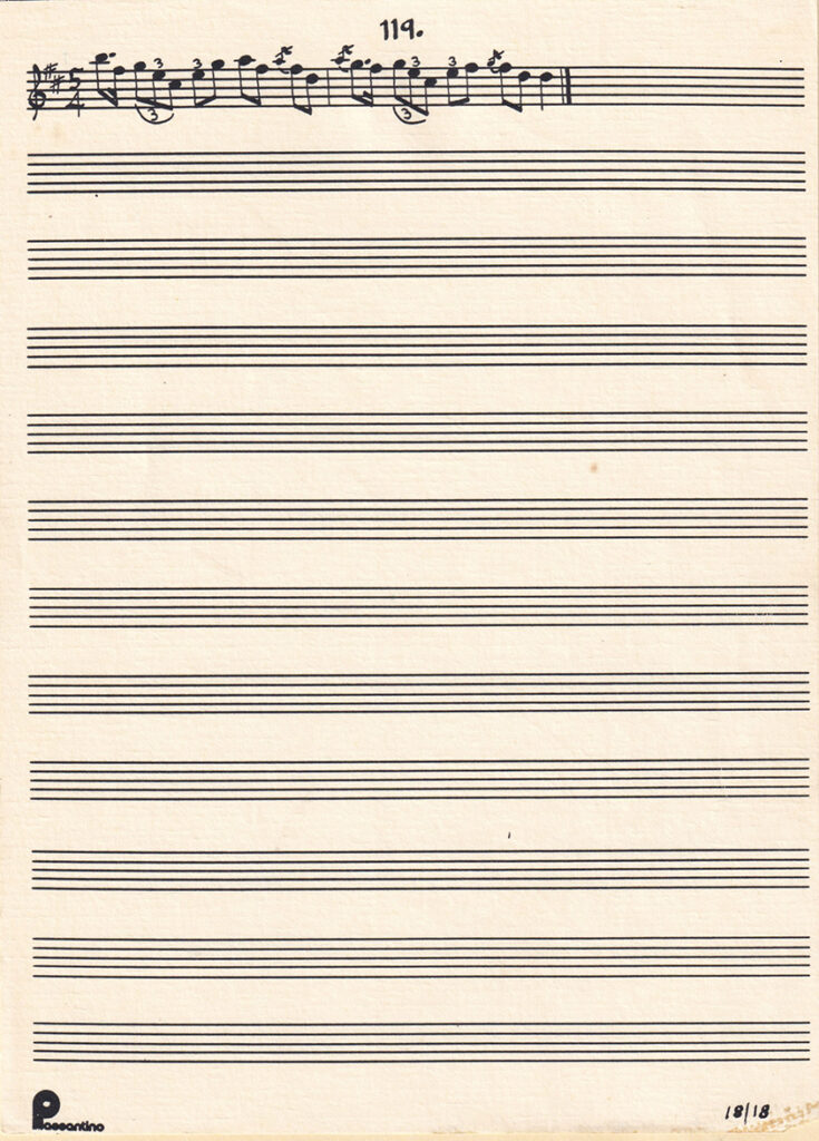 Tarahumara sheet music 119